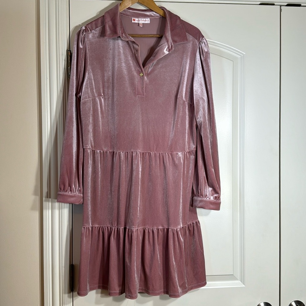 Light Pink Velvet Long Sleeve